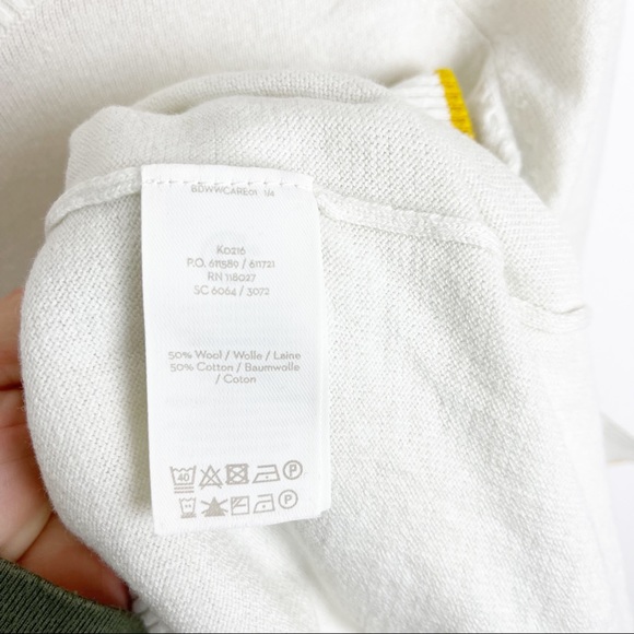 Boden Penny Sweater Hello Bye Bye Wool Blend - Picture 8 of 8